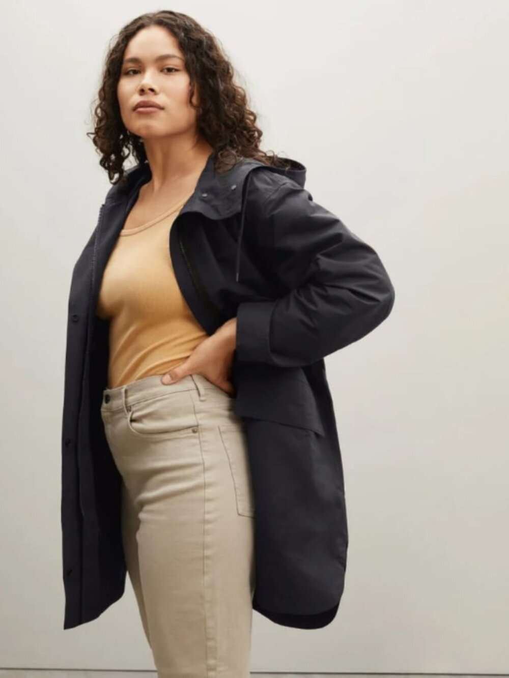 Everlane ReNew Anorak (Black XS)